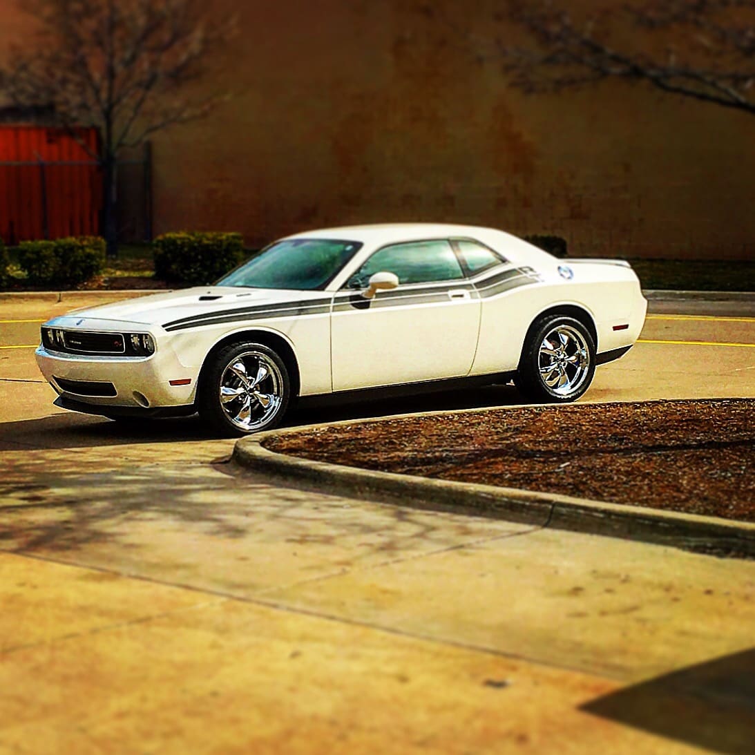2015 Dodge Challenger with 20x8.5 American Racing Torq Thrust M wheels
