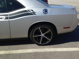 2014 Dodge Challenger with 20x9 Replica wheels