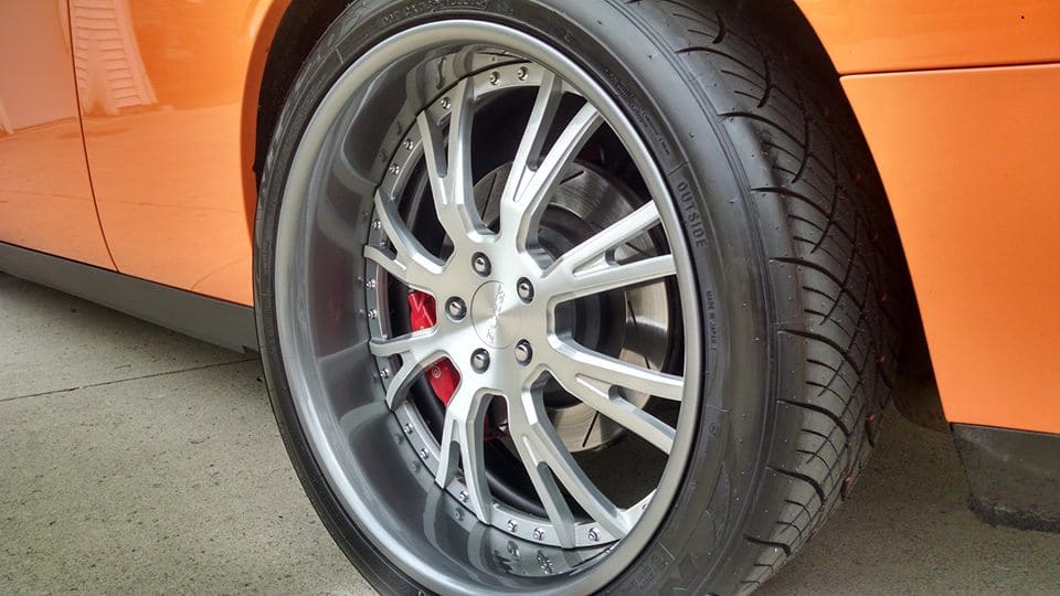 2014 Dodge Challenger with 22x10 Triumph Performance wheels