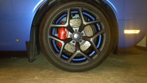 2015 Dodge Challenger with 20x9 Drag DR 64 wheels