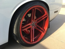 2015 Dodge Challenger with 22x9.5 Lorenzo wheels