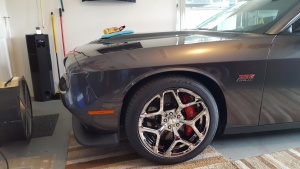2015 Dodge Challenger with 20x10 Drag DR 64 wheels
