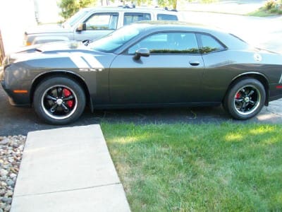 2016 Dodge Challenger with 18x8.5 Vision Legend 142 wheels