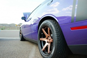 2016 Dodge Challenger with 20x9 Concept One wheels
