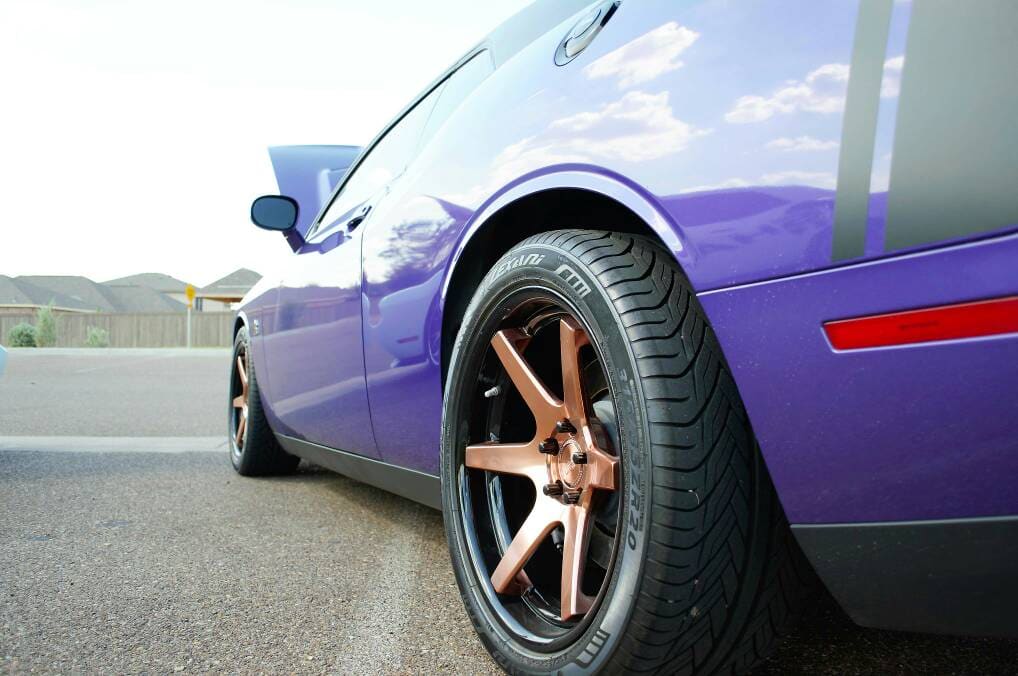 2016 Dodge Challenger with 20x9 Concept One wheels