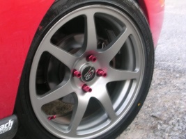 2004 Ford Focus with 17x7.5 Rota SDR wheels