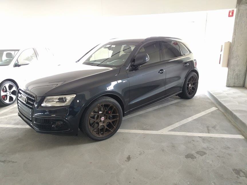 2016 Audi Q5 with 20x10 HRE P40SC wheels
