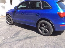2016 Audi Q5 with 20x9 Vossen wheels