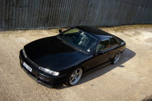 1997 Nissan S14 with 18x9.5 Desmond Regamaster Marquis Promada wheels
