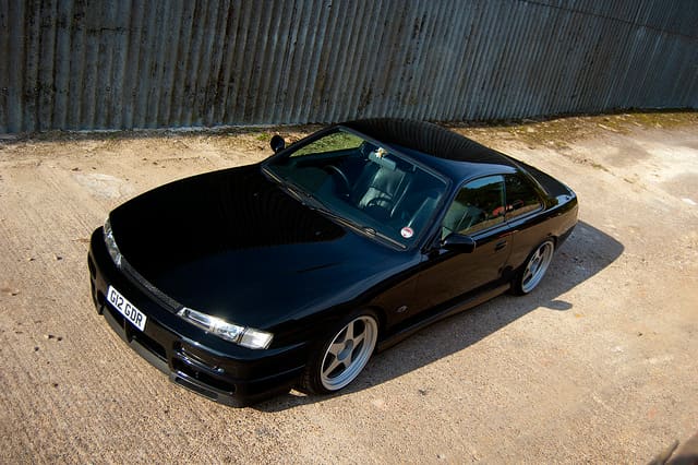 1997 Nissan S14 with 18x9.5 Desmond Regamaster Marquis Promada wheels