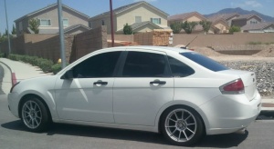 2010 Ford Focus with 17x7.5 ATS DTC Comp Superlight wheels