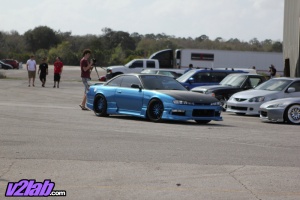 1998 Nissan S14 with 19x9.5 dakar sigma wheels