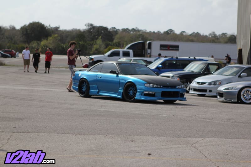 1998 Nissan S14 with 19x9.5 dakar sigma wheels