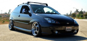 2006 Ford Focus with 18x8 Work Meister S1 wheels
