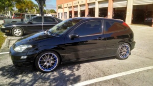 2005 Ford Focus with 18x7.5 wheels