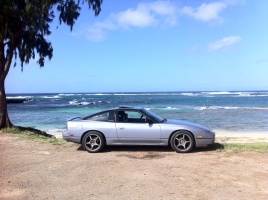 1991 Nissan S13 with 17x8 5Zigen FN01R-C HotVersion wheels