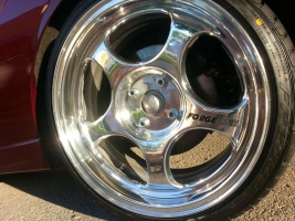 2007 Ford Focus with 17x8 Forgeline RS wheels