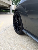 2002 Ford Focus with 18x7.5 Sparco wheels