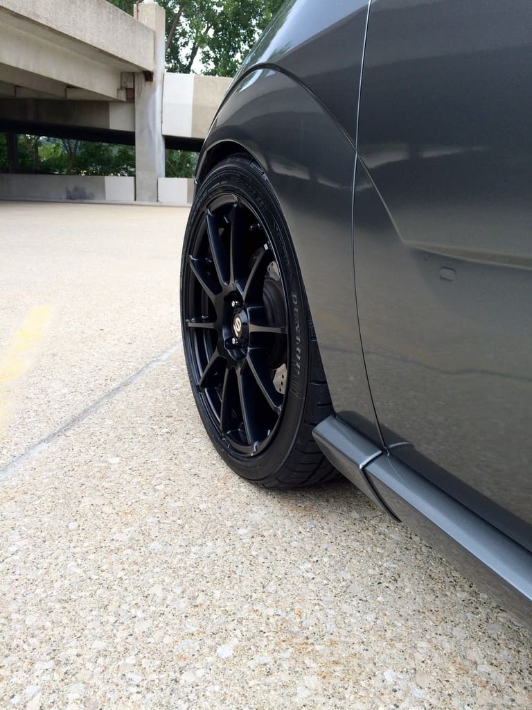 2002 Ford Focus with 18x7.5 Sparco wheels