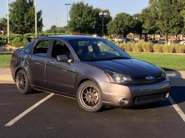2011 Ford Focus with 17x7 TR Motorsport FF10 wheels