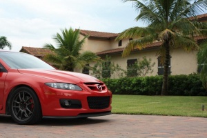 2006 Mazda Speed6 with 18x7.5 Wor Emotion CR Kai wheels
