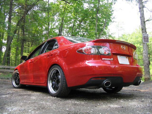 2006 Mazda Speed6 with 18x8 Rota D2 wheels