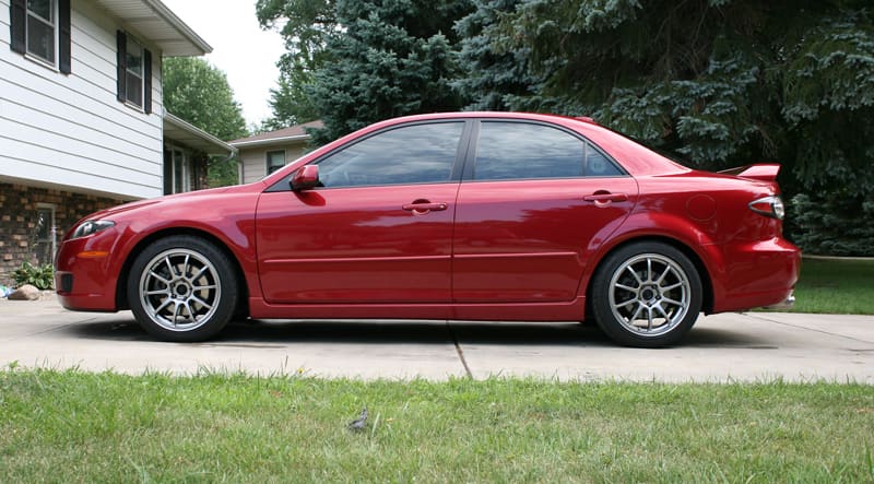 2006 Mazda Speed6 with 17x8 Rota G-Force wheels