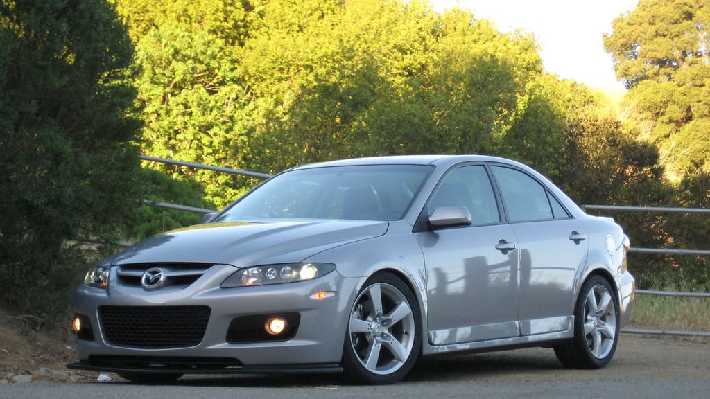 2006 Mazda Speed6 with 18x8 OEM Mazda RX-8 wheels