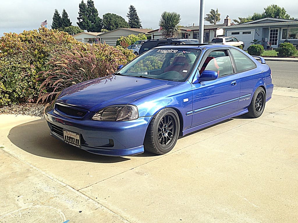 1999 Honda Civic with 15x8 949 Racing 6UL wheels