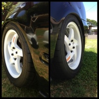 2000 Honda Civic with 15x6.5 RC Starks wheels