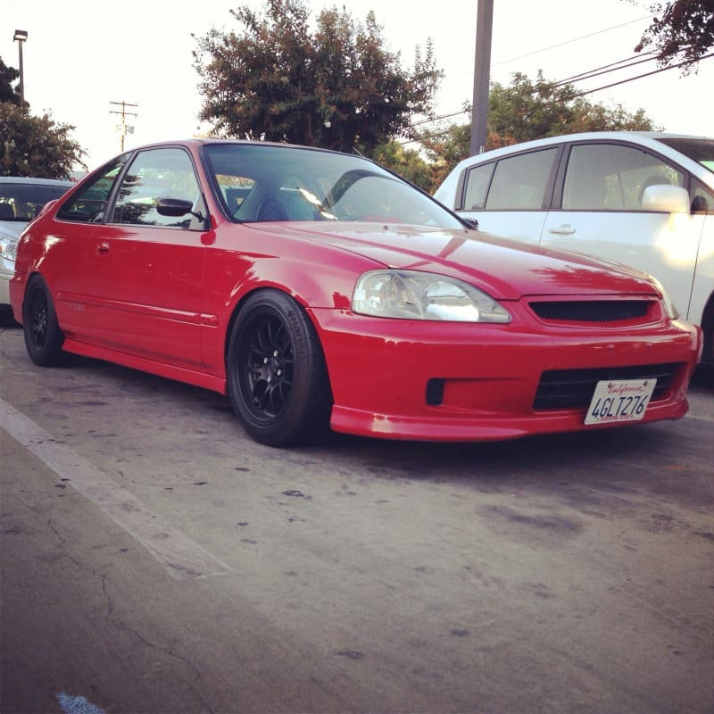 2000 Honda Civic with 15x9 949 UL wheels