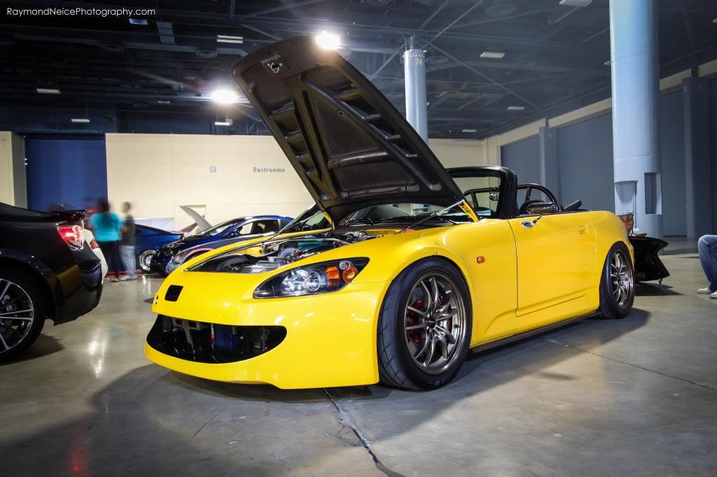 2000 Honda S2000 with 17x9 wheels