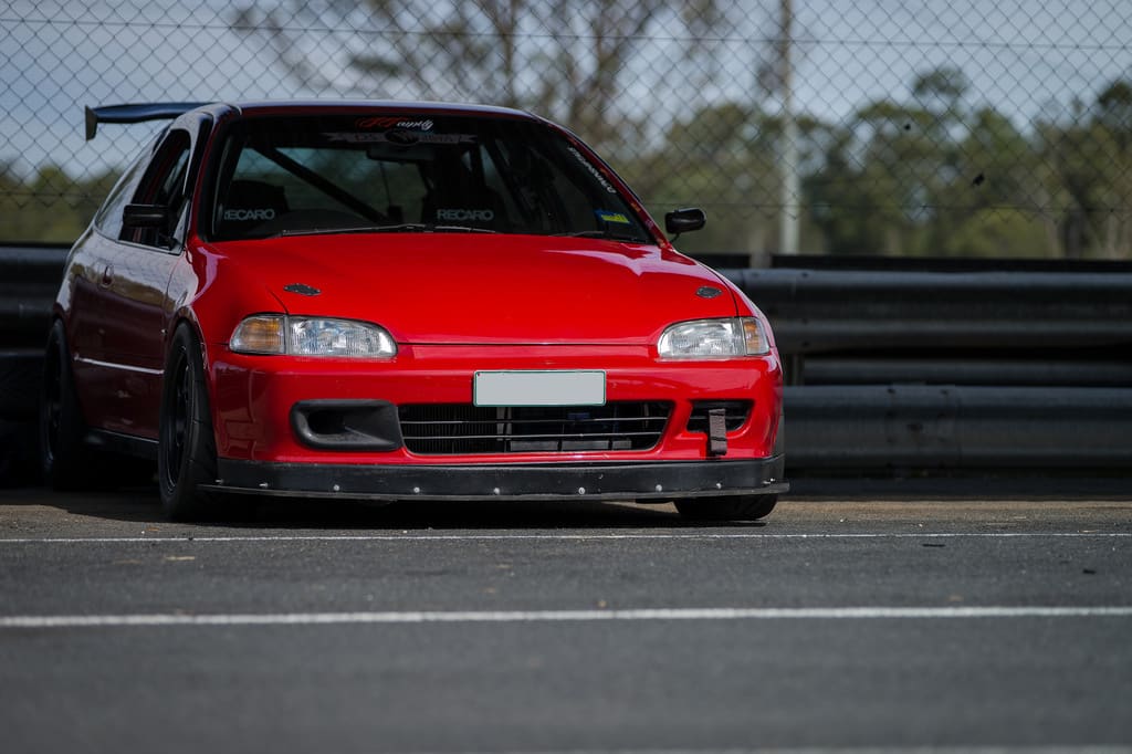 1995 Honda Civic with 15x8 Buddyclub P1 wheels