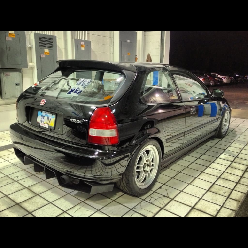 1995 Honda Civic with Enkei RPF1 wheels