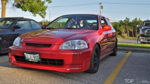 1998 Honda Civic with 15x6.5 Rota Slipstream wheels