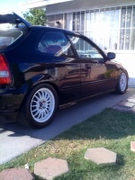 2000 Honda Civic with Sprint Hart CPF wheels