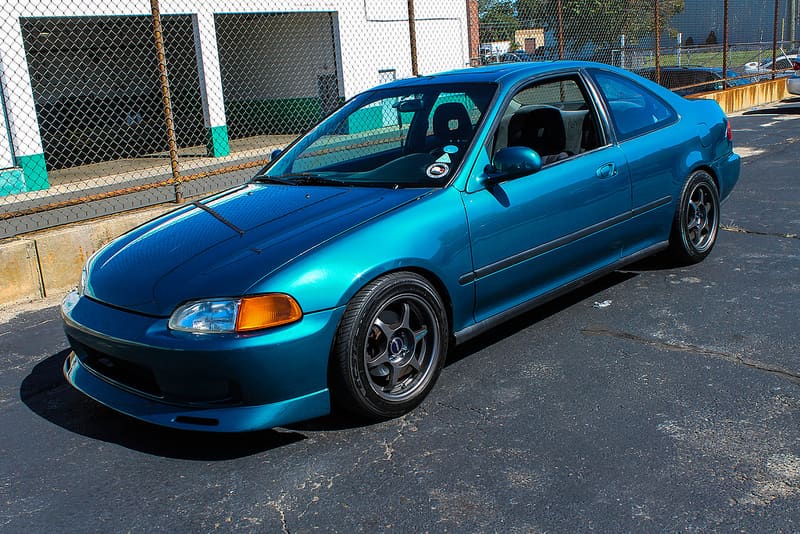 1994 Honda Civic with 15x8 Buddy Club P1 wheels