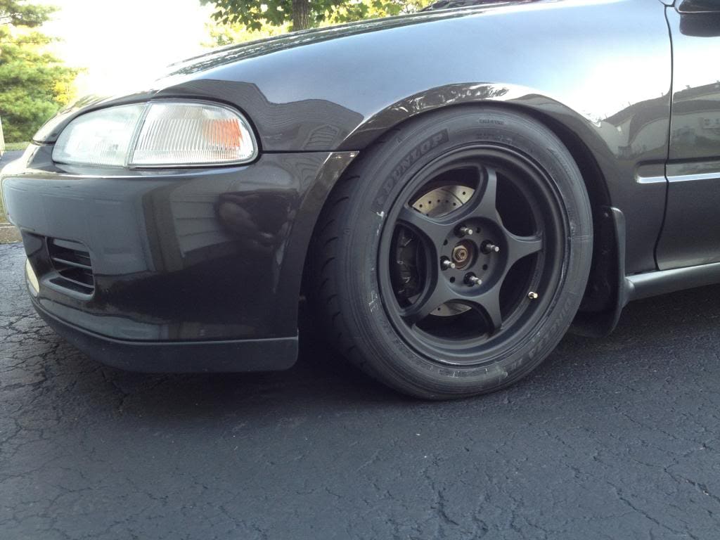 1994 Honda Civic with 15x7 5Zigen FN01R-C wheels