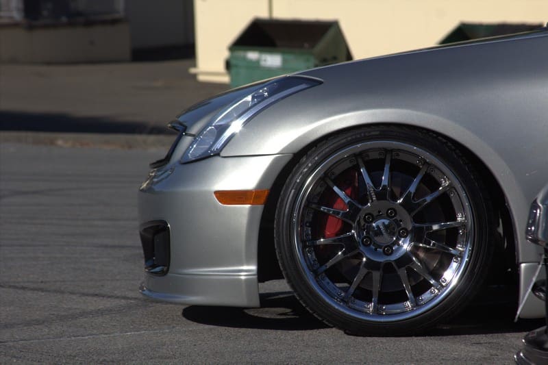 2004 Infiniti G35 with 19x9 AME Shallen MX wheels