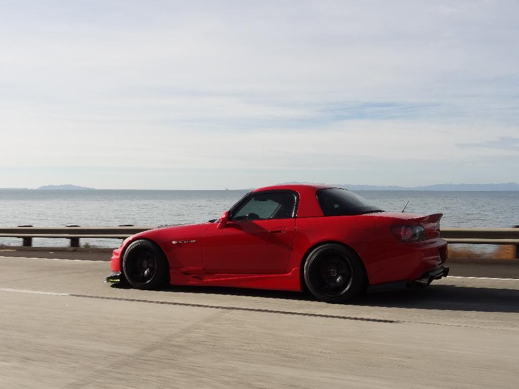 2000 Honda S2000 with 17x9 RAYS 57Xtreme wheels