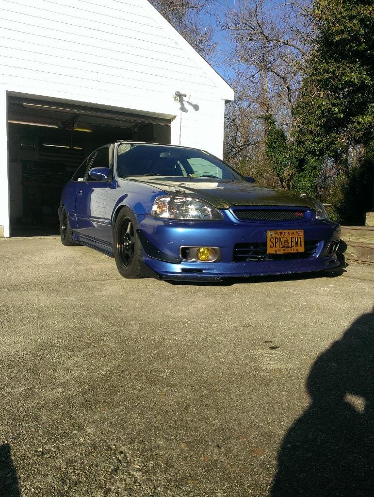 2001 Honda Civic with 16x6.5 wheels