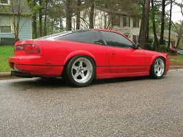 1992 Nissan S13 with 17x10 American Muscle SC Style wheels