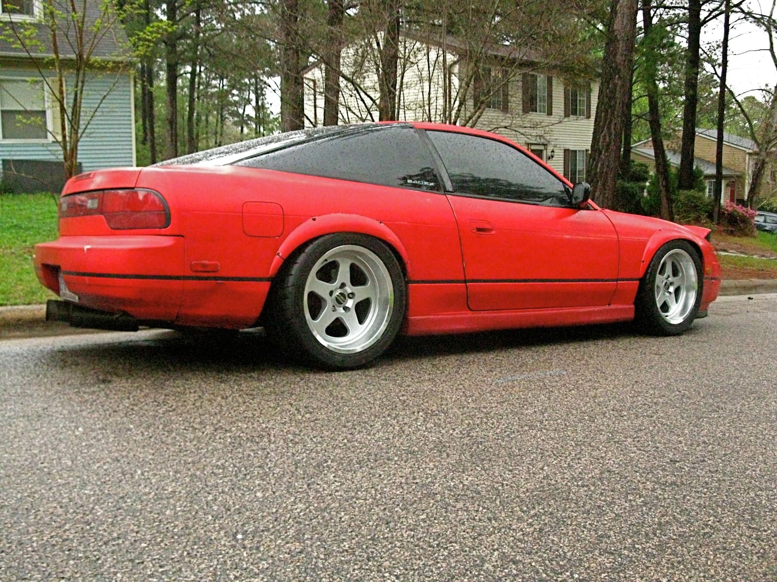 1992 Nissan S13 with 17x10 American Muscle SC Style wheels
