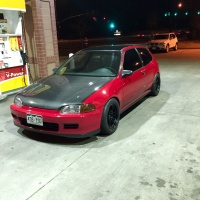 1994 Honda Civic with 15x8 Enkei RPF1 wheels