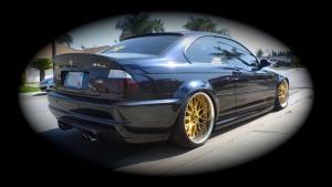 2004 BMW M3 with 19x8.5 Work VS-XX wheels