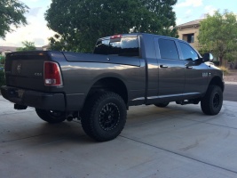 2015 RAM 2500 with 18x9 Method Double Standard wheels