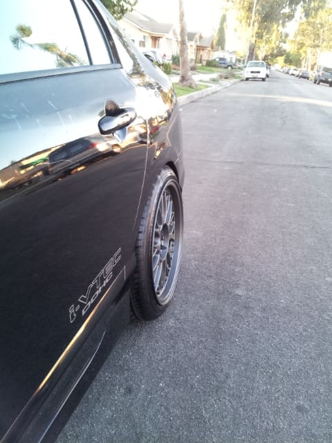 2008 Honda Civic with 18x8.5 xxr 521 wheels