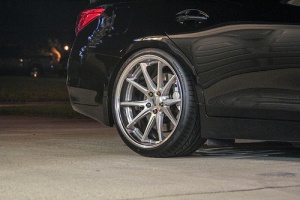 2014 Infiniti Q50 with 20x9.5 Work Gnosis CV201 BRU wheels