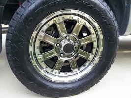 2011 Toyota Tundra with 20x9 American Outlaw Armor wheels