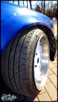 1993 BMW 318 with 17x8.5 Rial Mesh wheels